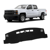 KUST dash cover on dash silhouette enhances interior look and grip.