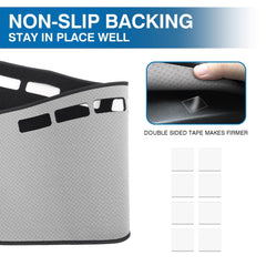 KUST dash mat is easy to install on the Trax.