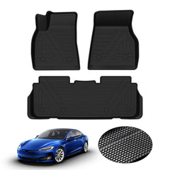 KUST Model S floor mats with custom-fit design for precise coverage and spill protection