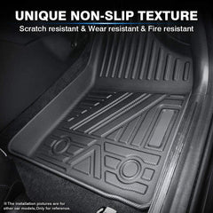 KUST Model S floor mats are easy to clean and quick to install