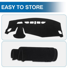 KUST custom-fit dash cover enhances interior look and durability.