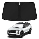 KUST windshield shade designed for 2025-2026 Chevy Equinox with full windshield coverage and UV block
