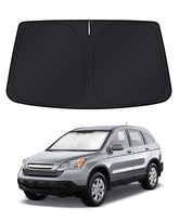 KUST windshield shade on Honda CR-V, custom fit for edge-to-edge coverage