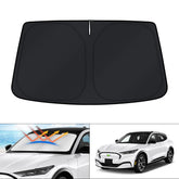 KUST windshield shade full-fit coverage keeps interior cooler.