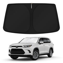 KUST Grand Highlander windshield shade for front-fit with glare reduction