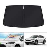 KUST windshield shade for Honda HR-V—front view showing full-coverage sun protection.