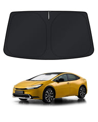 KUST windshield shade for Prius with full-coverage design blocks sun for cooler interiors