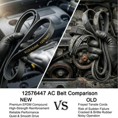 Kuzadan AC belt demonstrates quiet operation under high RPM.