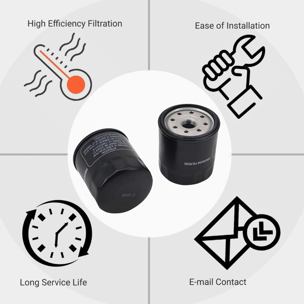 Kvjicdo 69J-13440-04-00 two-pack oil filters for ready-to-install maintenance.