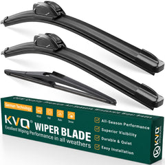 KVQ windshield wiper 26-inch front blade for Nissan Rogue ensures clearer visibility