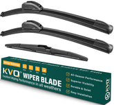 KVQ 26-inch front windshield wiper blade for crisp visibility in rain