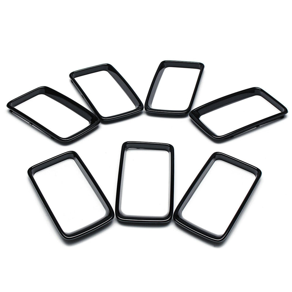 KYYET bumper ring trim gloss black protects against scratches