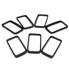 KYYET bumper ring trim gloss black protects against scratches