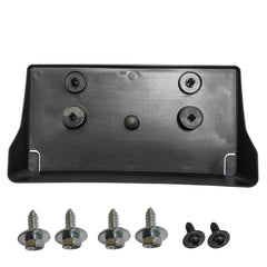 Ram 1500 license plate frame with screws for quick, tool-free replacement.