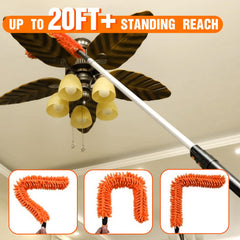 LAANPOLE multi-head cleaning kit includes several heads for the whole home.