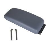 Labwork blue-gray center console lid for Tacoma, front view, complements interior.