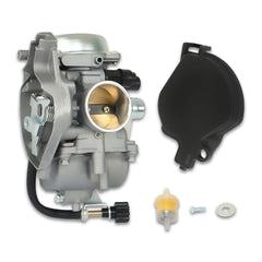 Labwork carburetor for Kawasaki Lakota Kef300a, angle view, smoother idle potential