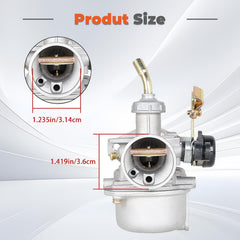 Labwork carburetor replacement for Polaris Outlaw 90 fitment ensures reliable performance on trails.