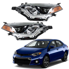Labwork headlight driver-side assembly for Corolla, enhances night visibility