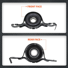 Labwork drive shaft center support bearing 0714FED9U sealing feature close-up for protection against elements