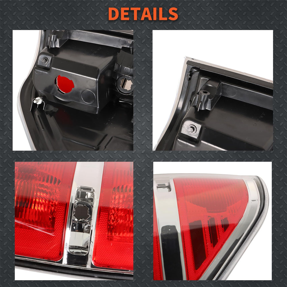 Labwork F150 tail light left wiring harness for quick plug-in installation.