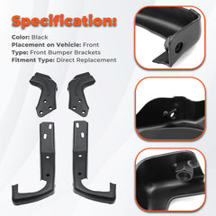 Labwork installation-ready front brackets support quick, hassle-free replacement.