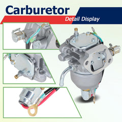 Labwork Kohler CV725 carburetor shot featuring compact form for simple replacement