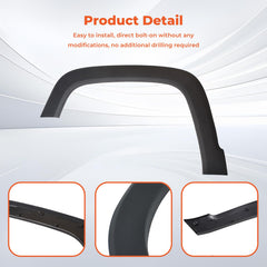 labwork Packaging shows included front left fender flare component.