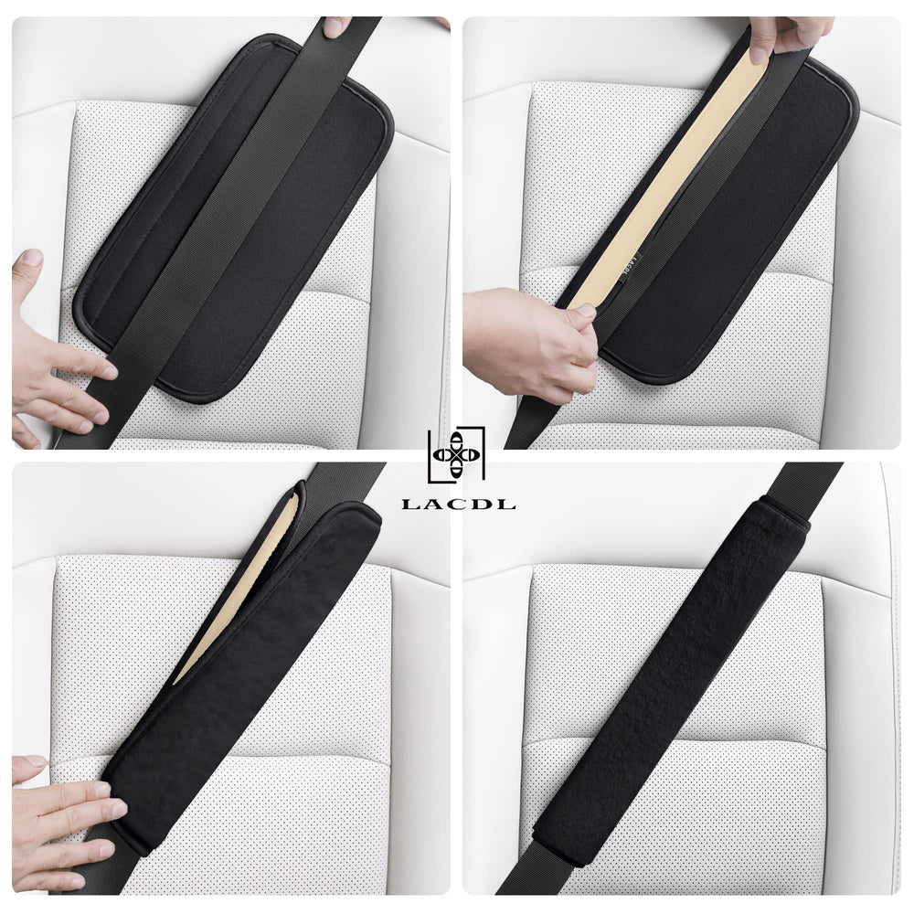 LACDL 25.5in seatbelt cover guards clothing and reduces strap irritation.