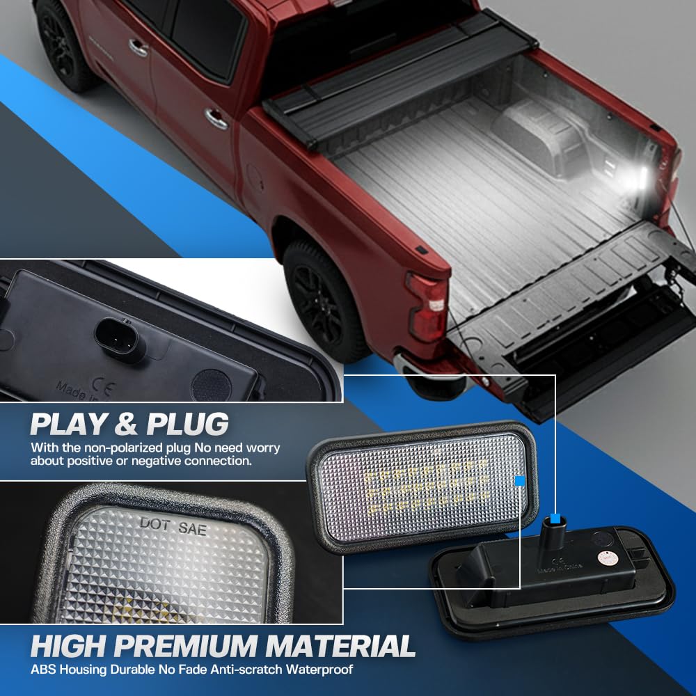 LACHTEM CANBUS-compatible bed lights avoid errors after swap