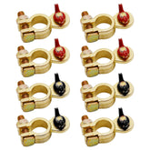 laffoonparts brass battery terminal top post 4 pairs for reliable connections
