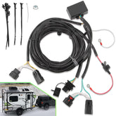 LAIKOU 4-pin trailer harness installation for Jeep JL with plug-and-play setup
