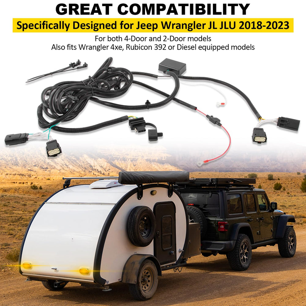 LAIKOU trailer harness with brass terminals ensures reliable conductivity