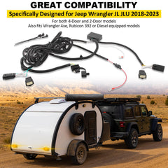 LAIKOU trailer harness with brass terminals ensures reliable conductivity