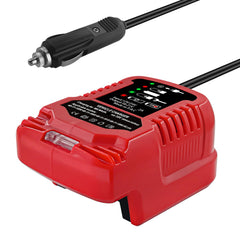 Laimiao Milwaukee M18 mini car charger front view showing compact design for on-the-go charging.
