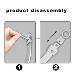 LainKeen ergonomic, non-slip handle reduces strain during belt tasks.