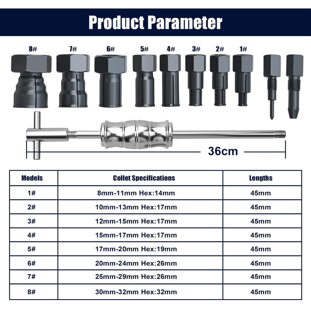 LainKeen slide hammer 360mm for controlled internal pulls