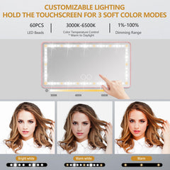 LAITEMEN three-color modes, pink visor, adjustable brightness for day or night use.