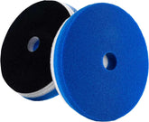 Lake Country HDO blue foam polishing pad close-up for medium-heavy correction