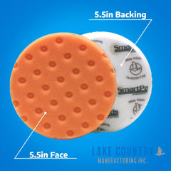 Lake Country Smart Foam Pads polish absorption technology slows uptake for longer working time.