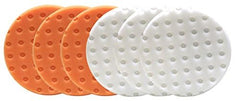 Lake Country Smart Foam Pads white polishing 5.5-inch for refined finishes and control.