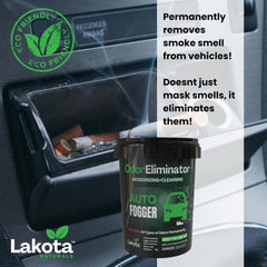 Lakota Naturals finished fogger use leaves a fresh interior with no residues.