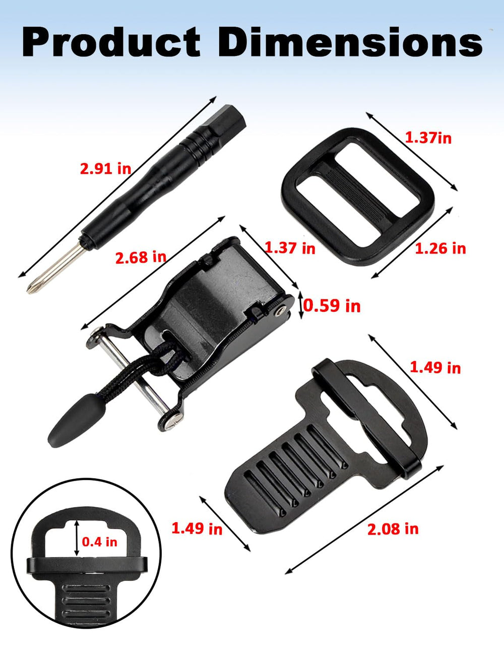 Lamborsafe installation guide included for quick setup of the buckle kit.