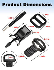 Lamborsafe installation guide included for quick setup of the buckle kit.