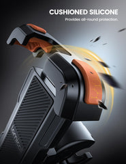 Lamicall metal safety lock helps keep the phone secure at high speeds.