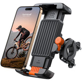 Lamicall bike mount with quick lock secures your phone on rough rides.