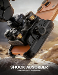 Lamicall bike phone mount quick lock release enables fast one-handed securing.