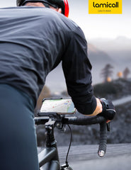Lamicall bike mount offers one-handed insertion and secure grip during rides
