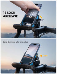 Lamicall handlebar clip offers tool-free setup for bikes, scooters, and strollers