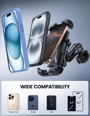 Lamicall shock-absorption cushions protect the device at speed